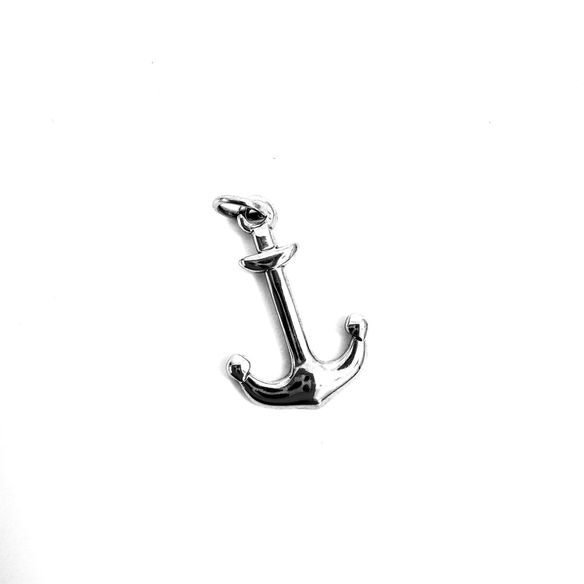 FOXLARK Anchor Charm pendant necklace featuring a dainty "Steady as She Goes" design, ideal for nautical-inspired jewelry.
