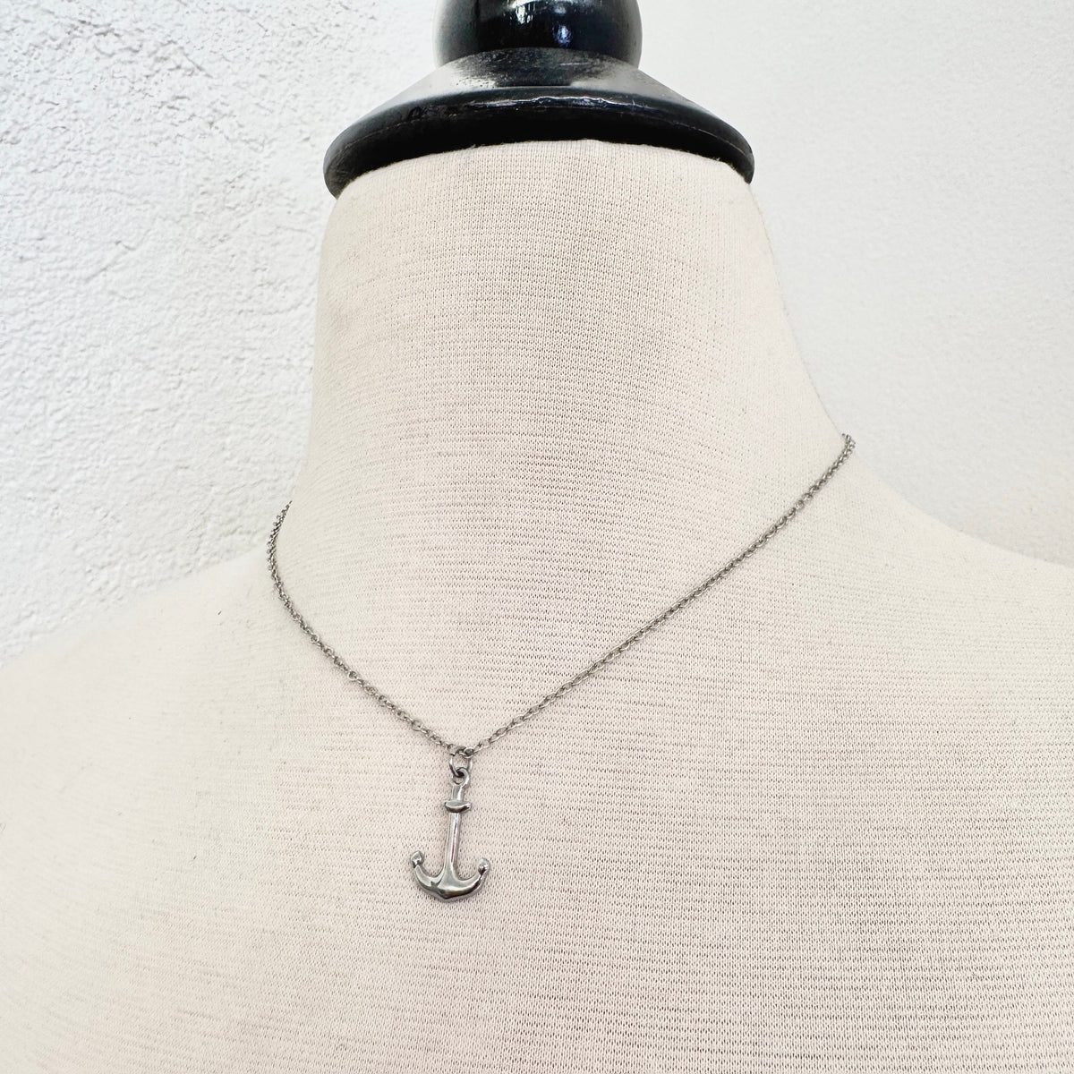 FOXLARK Anchor charm pendant featuring a dainty "Steady as She Goes" design, perfect for necklace or charm collection.