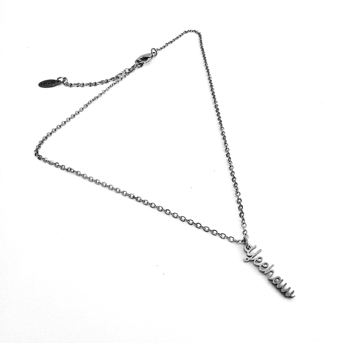 FOXLARK Yeehaw Rodeo charm pendant necklace with western-themed charm from the Lucky Charm Bar collection.
