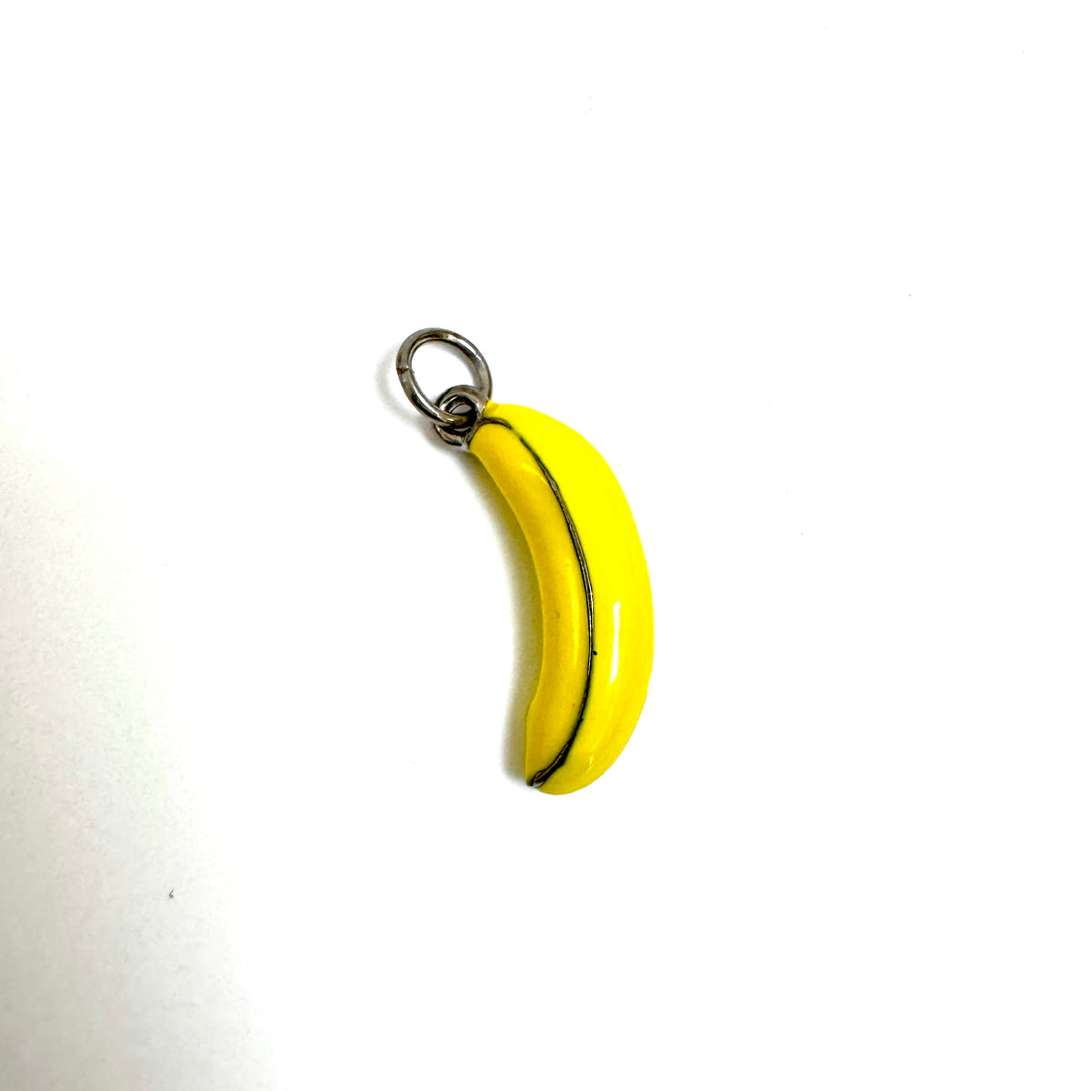 FOXLARK banana charm pendant from the Lucky Charm Bar, quirky jewelry accessory with a fun, playful design.