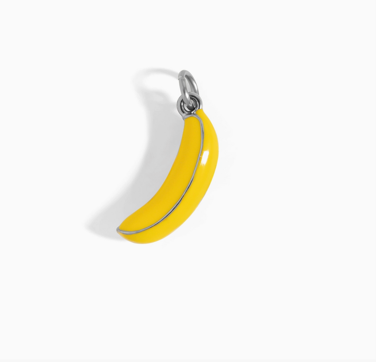FOXLARK banana charm necklace with quirky, playful design, perfect as a unique pendant from the Lucky Charm Bar collection.