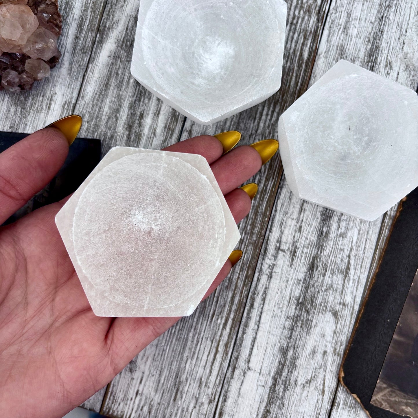 Crystal Selenite Bowl / FoxlarkCrystals