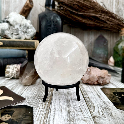 Clear Quartz Crystal Ball / FoxlarkCrystals