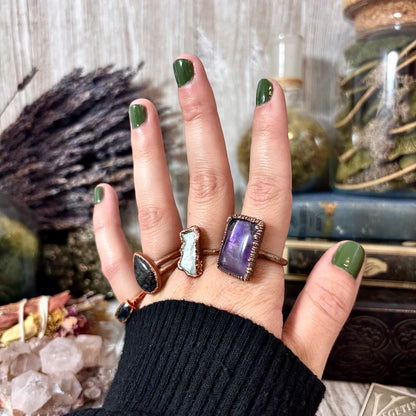 Size 9.5 Copper / Silver FLASH SALE - NEW or Discontinued or Imperfect Jewelry -  #368-371