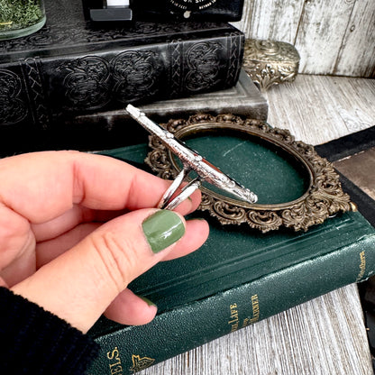 The Colossal Collection - Surfite Ring Fine Silver Size 9 / Foxlark Collection - One of a Kind