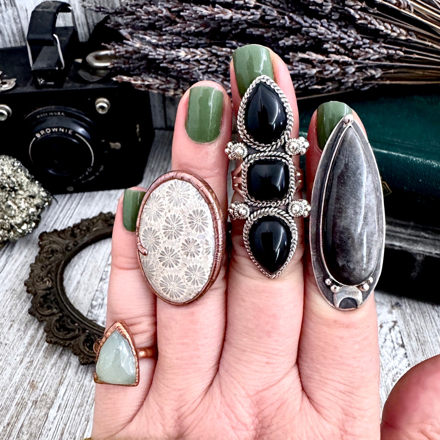 Size 6 Copper / Silver FLASH SALE - NEW or Discontinued or Imperfect Jewelry -  # 104 - 107