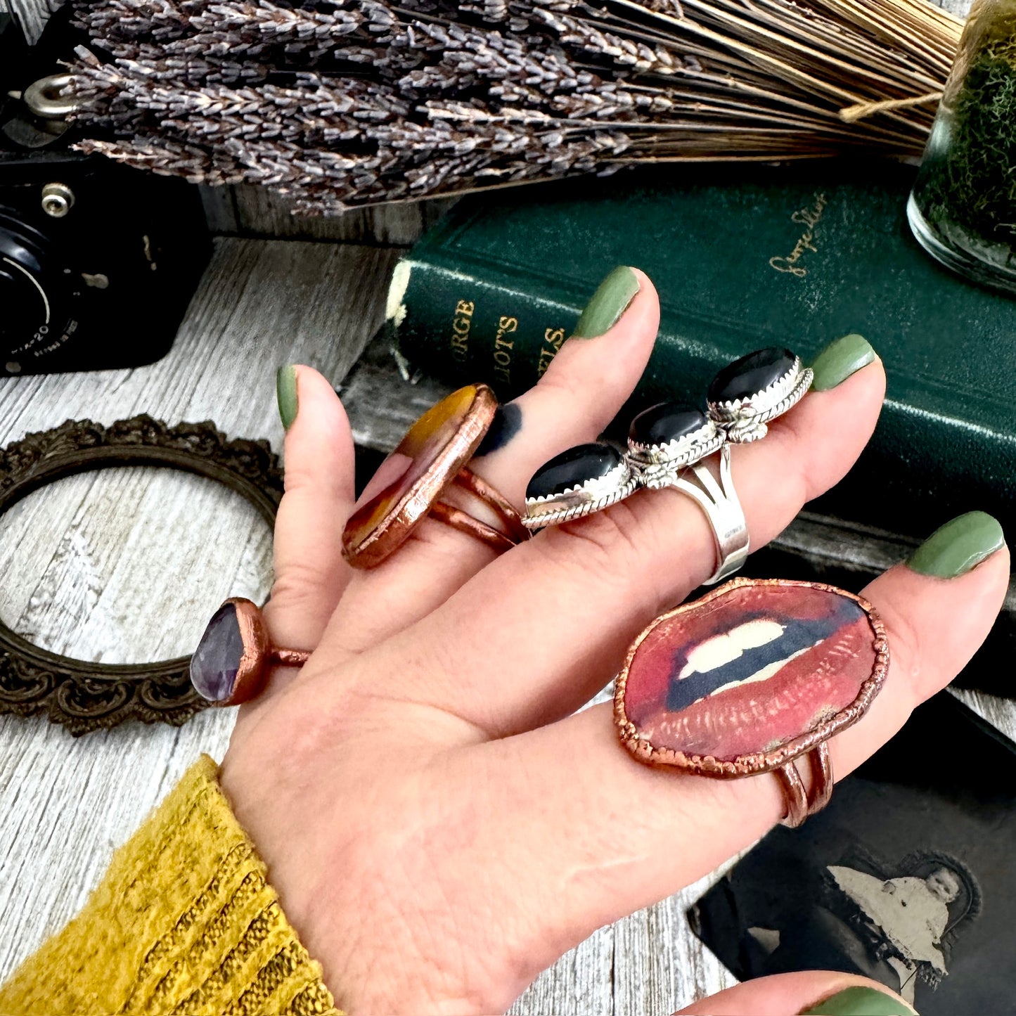 Size 7 Copper / Silver FLASH SALE - NEW or Discontinued or Imperfect Jewelry -  # 136 - 139