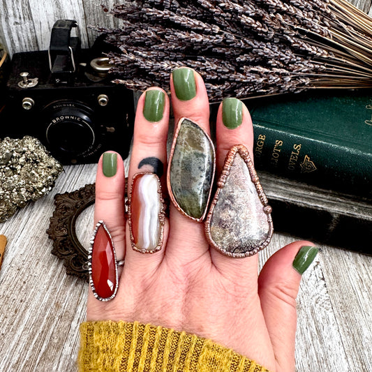 Size 8 Copper / Silver FLASH SALE - NEW or Discontinued or Imperfect Jewelry -  # 192 - 195