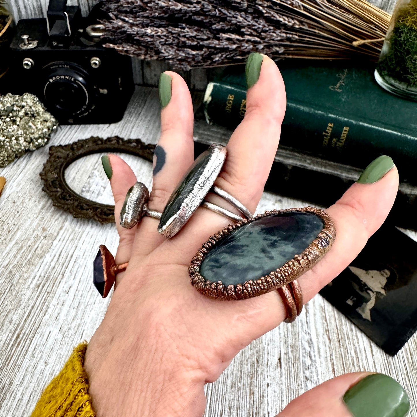 Size 9 Copper / Silver FLASH SALE - NEW or Discontinued or Imperfect Jewelry -  # 220 - 223