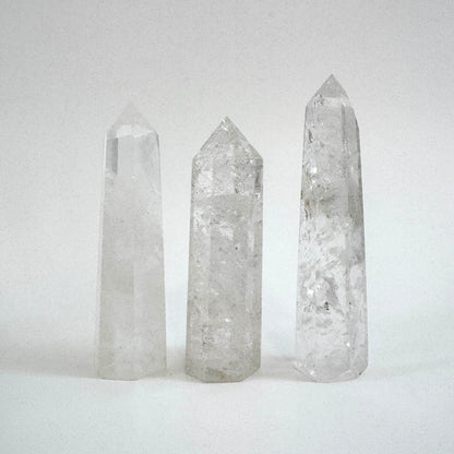 Self Standing Clear Quartz Crystal Point / FoxlarkCrystals