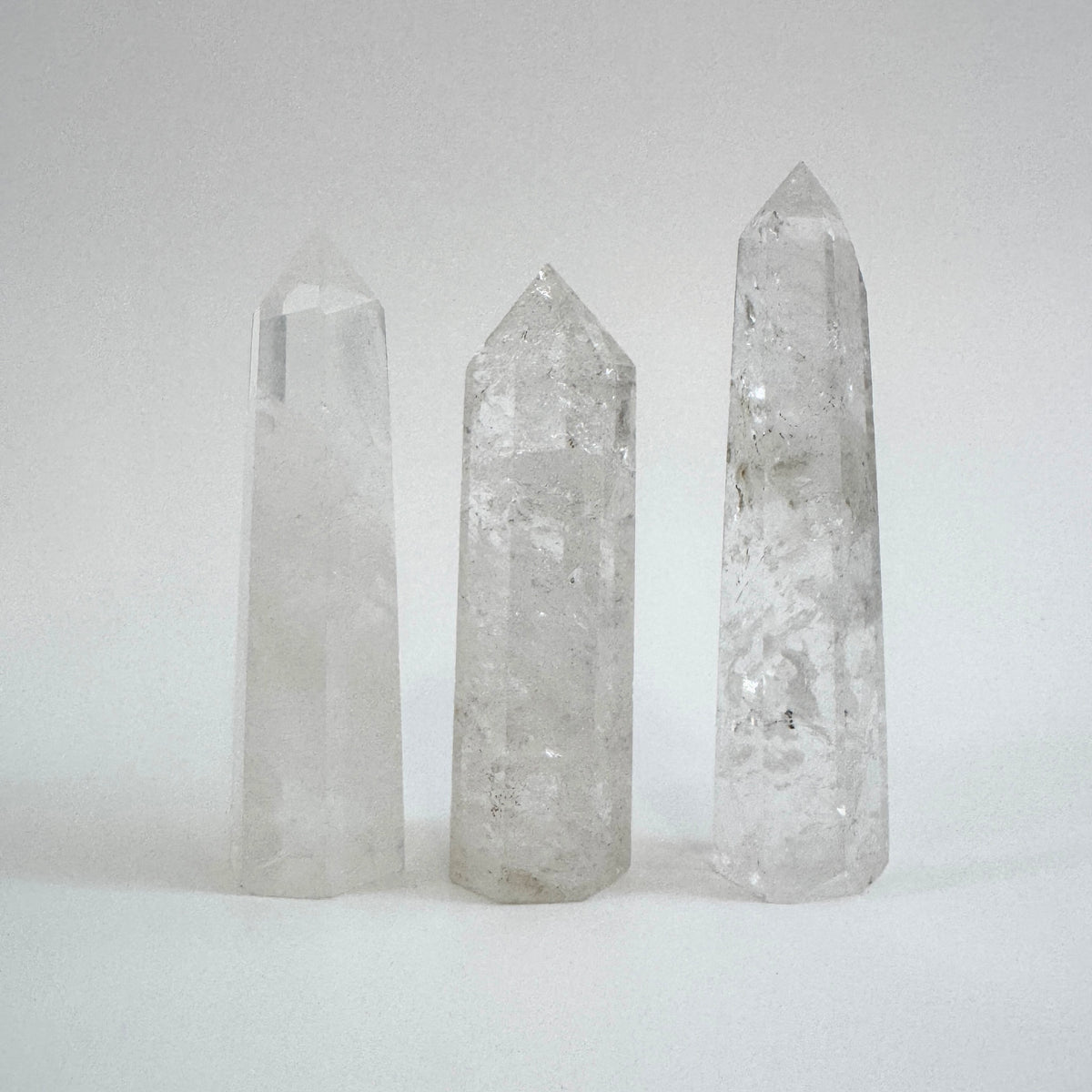Self Standing Clear Quartz Crystal Point / FoxlarkCrystals