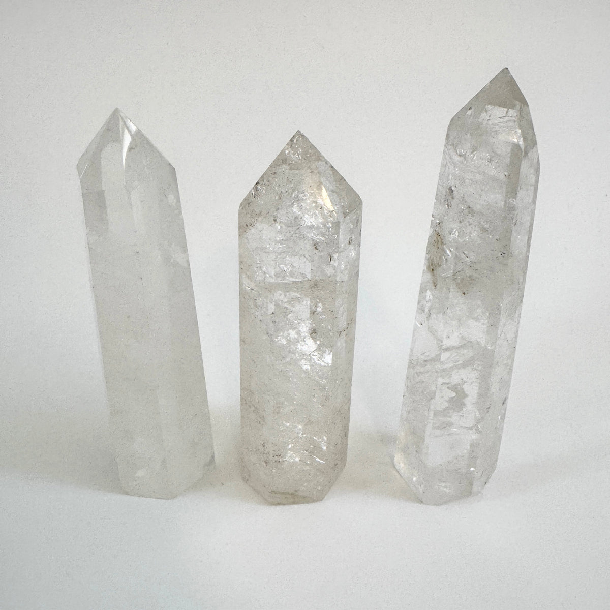 Self Standing Clear Quartz Crystal Point / FoxlarkCrystals