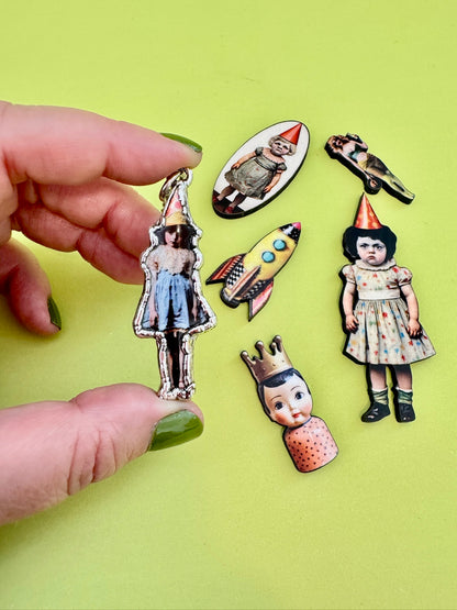 The Weirdlings Collection - Party Girl Necklace | Fine Silver