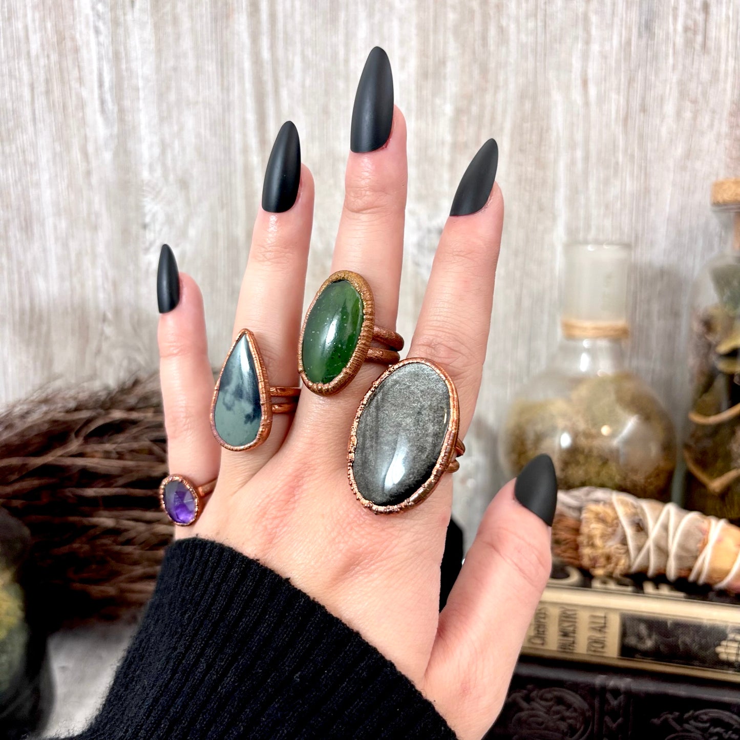Size 7 Copper / Silver FLASH SALE - NEW or Discontinued or Imperfect Jewelry -  #144-147