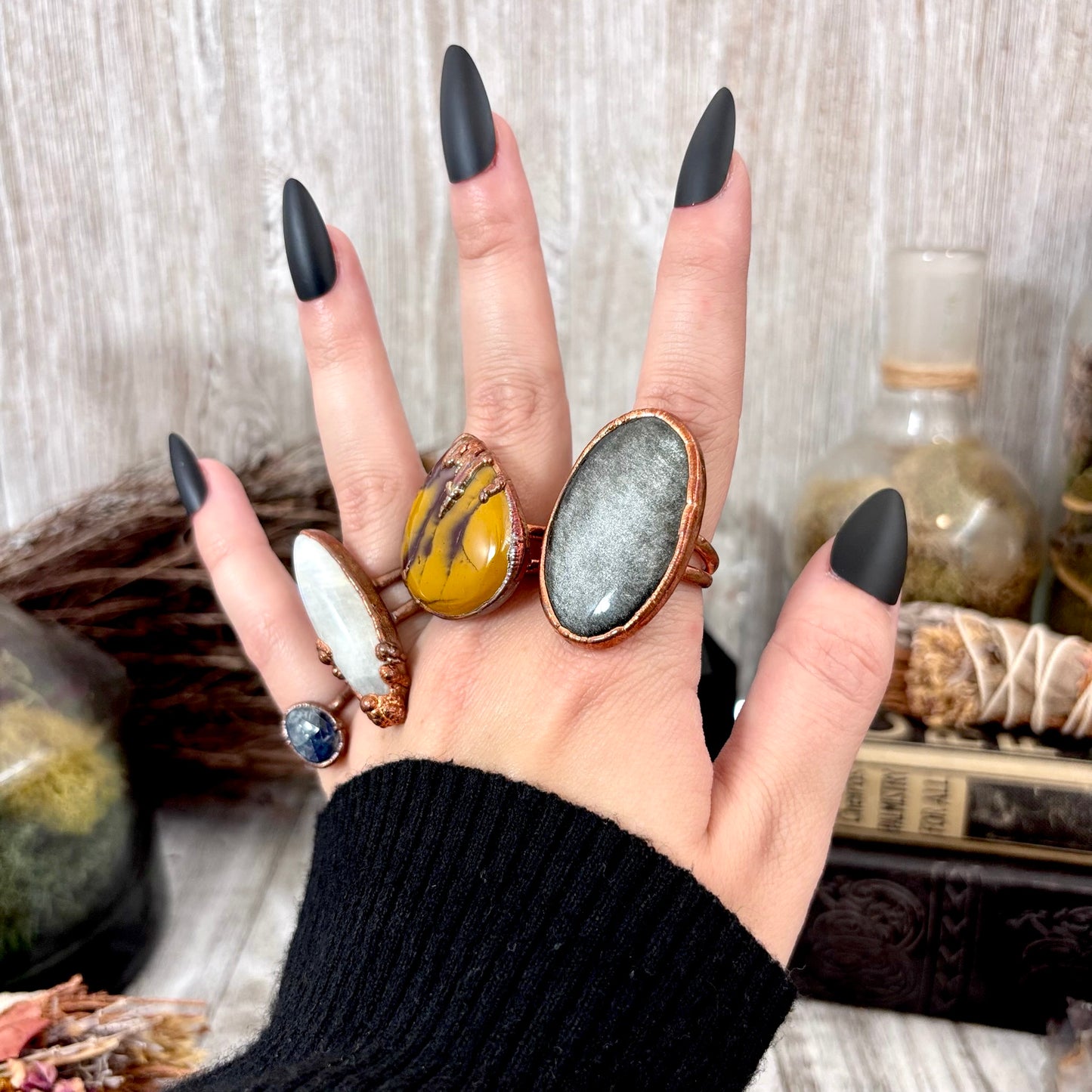 Size 9 Copper / Silver FLASH SALE - NEW or Discontinued or Imperfect Jewelry -  #208-211
