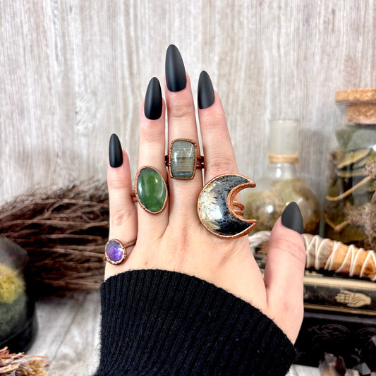 Size 9 Copper / Silver FLASH SALE - NEW or Discontinued or Imperfect Jewelry -  #212-215