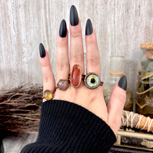 Size 9 Copper / Silver FLASH SALE - NEW or Discontinued or Imperfect Jewelry -  #220-223
