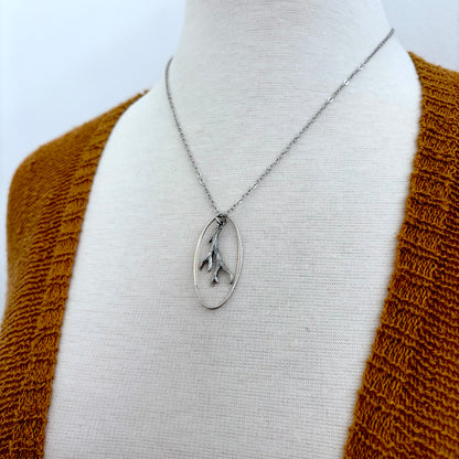 Deer Antler Talisman Necklace / Talisman Collection-Sterling Silver