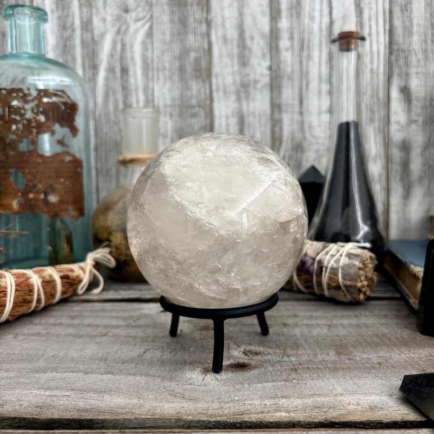 Large Smoky Quartz Crystal Ball  / FoxlarkCrystals