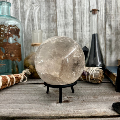 Large Smoky Quartz Crystal Ball  / FoxlarkCrystals