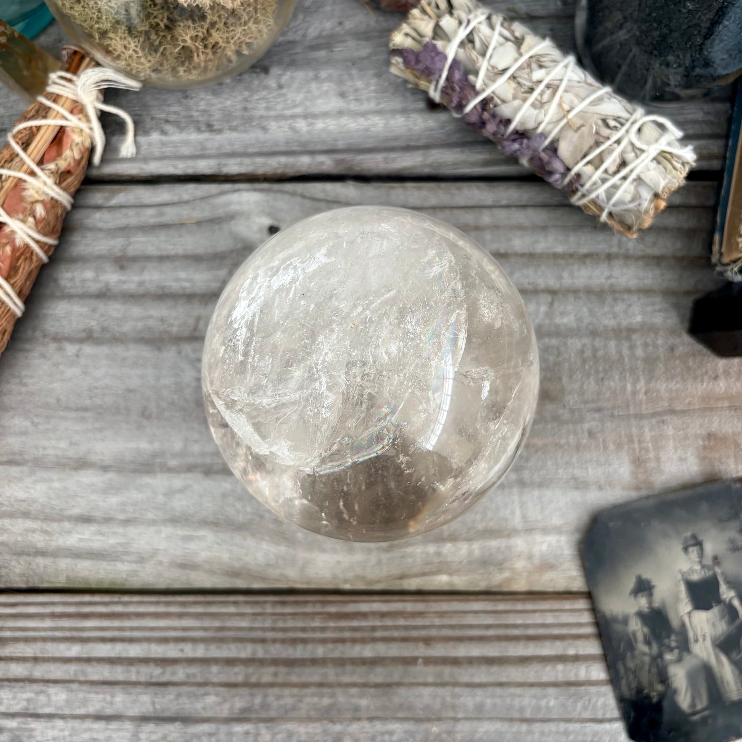 Large Smoky Quartz Crystal Ball  / FoxlarkCrystals