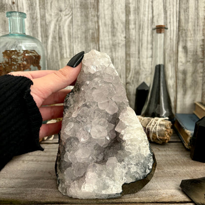 Large Self Standing  Amethyst Geode Crystal Cluster / FoxlarkCrystals