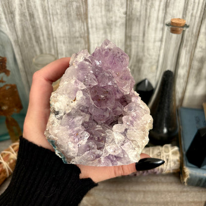 Self Standing Amethyst Geode Crystal Cluster / FoxlarkCrystals