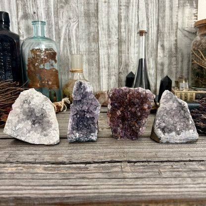 Self Standing Amethyst Geode Crystal Cluster / FoxlarkCrystals