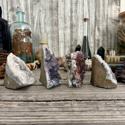 Self Standing Amethyst Geode Crystal Cluster / FoxlarkCrystals