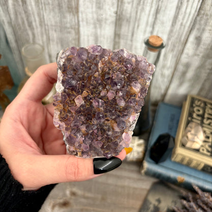 Self Standing Amethyst Geode Crystal Cluster / FoxlarkCrystals