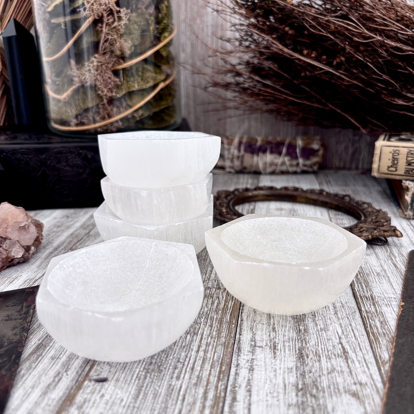 Crystal Selenite Bowl / FoxlarkCrystals