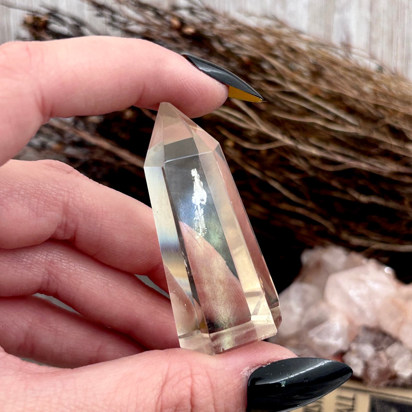 Smoky Quartz Crystal Point Self Standing / FoxlarkCrystals