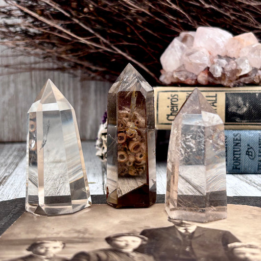 Smoky Quartz Crystal Point Self Standing / FoxlarkCrystals