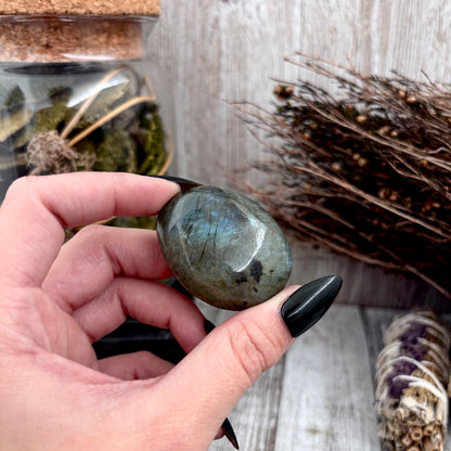 Labradorite Crystal Palm Stone / FoxlarkCrystals