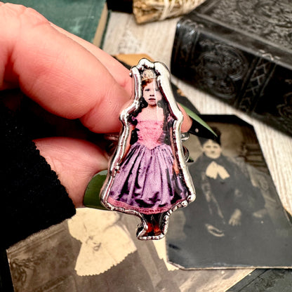The Weirdlings - Fine Silver Ring Size 9 / One of a Kind
