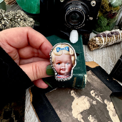 The Weirdlings - Fine Silver Ring Size 9 / One of a Kind