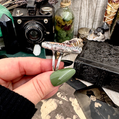The Weirdlings - Fine Silver Ring Size 9 / One of a Kind