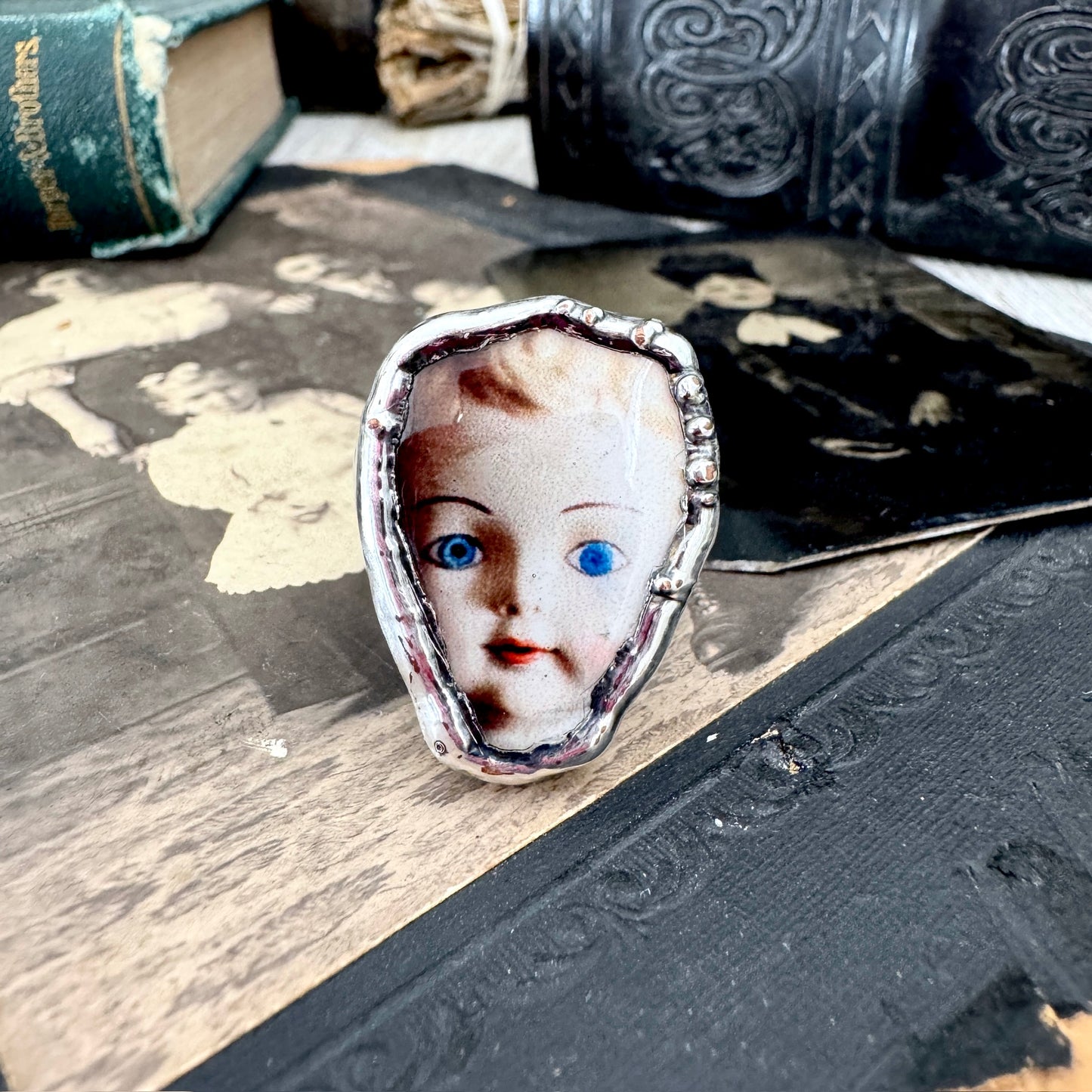 The Weirdlings - Fine Silver Ring Size 8 / One of a Kind