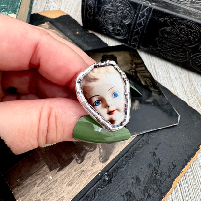 The Weirdlings - Fine Silver Ring Size 8 / One of a Kind