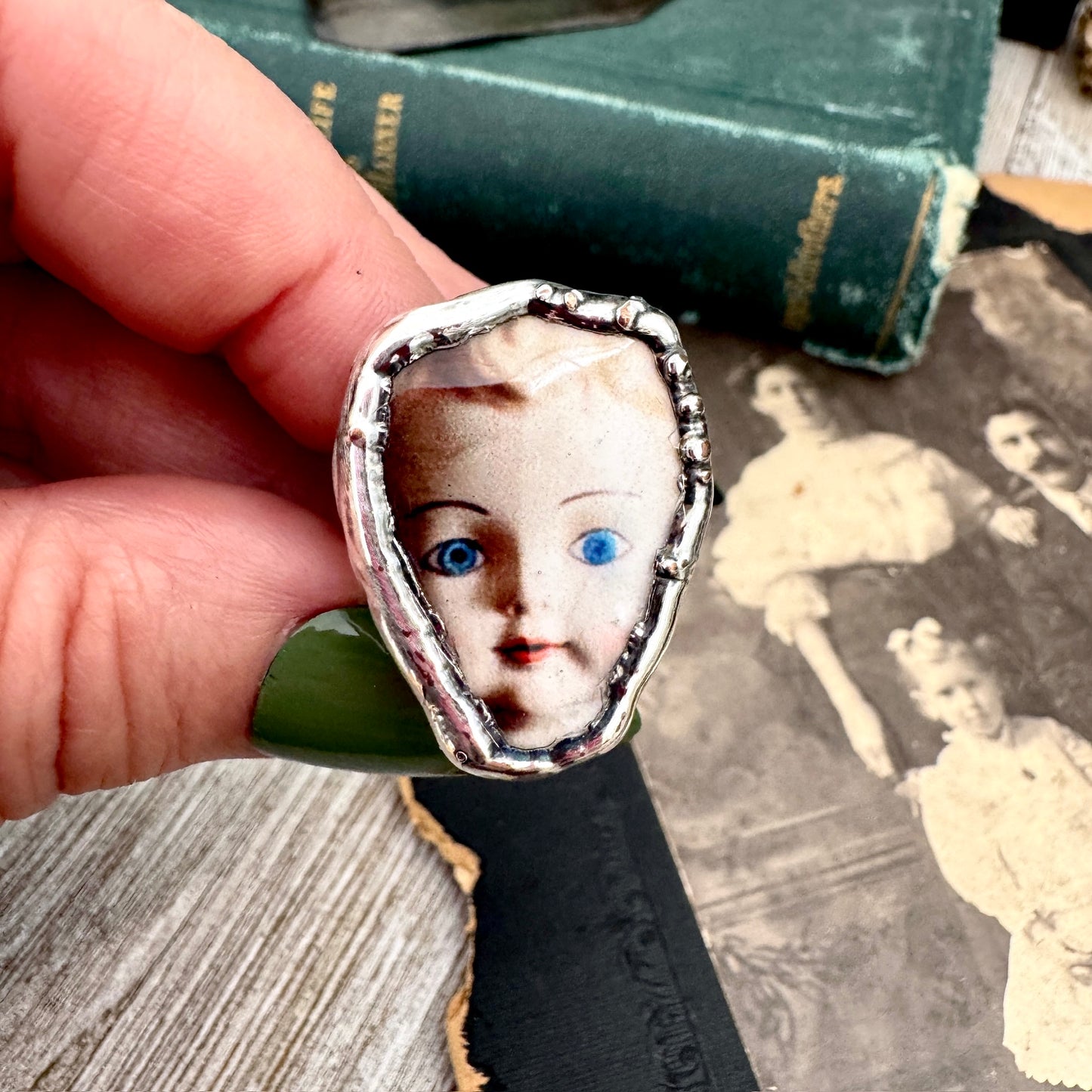 The Weirdlings - Fine Silver Ring Size 8 / One of a Kind
