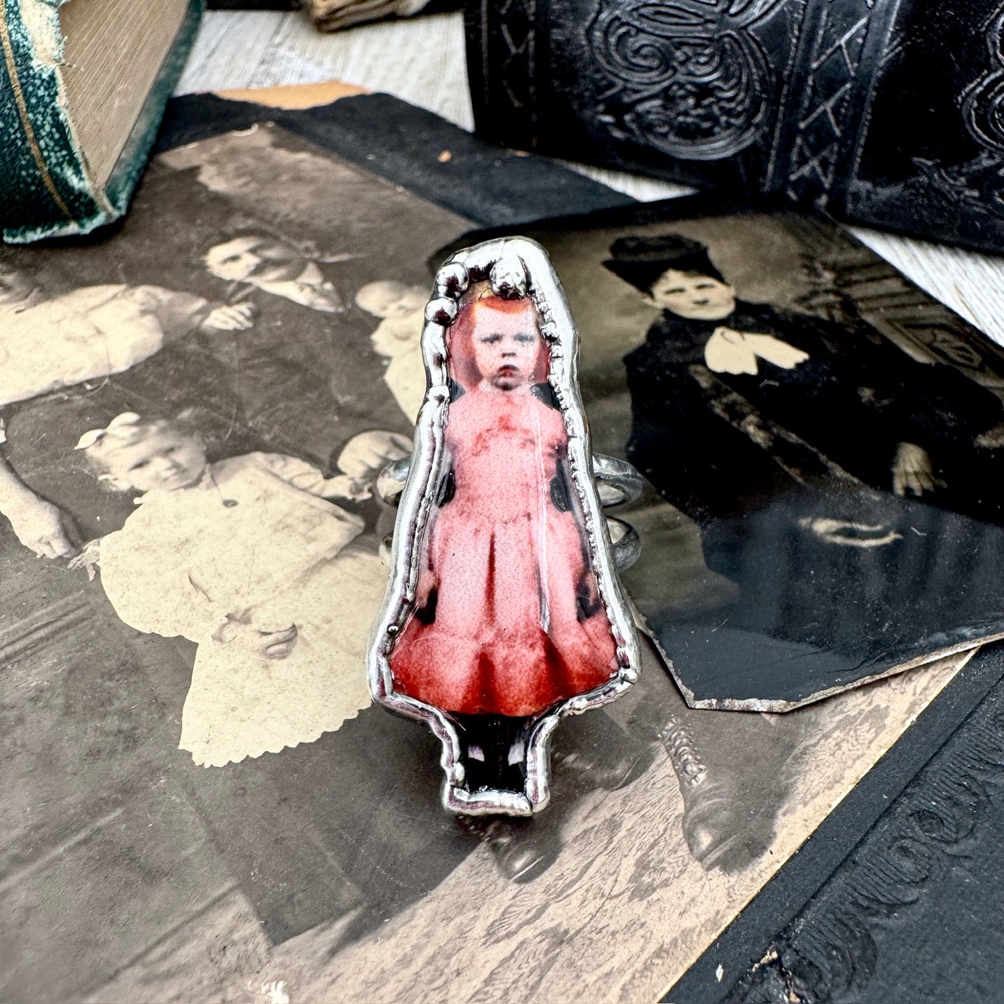 The Weirdlings - Fine Silver Ring Size 8 / One of a Kind