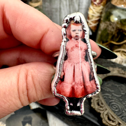 The Weirdlings - Fine Silver Ring Size 8 / One of a Kind