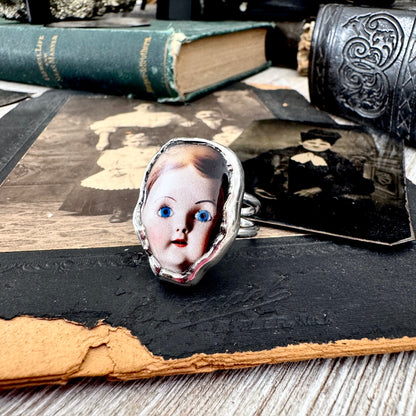 The Weirdlings - Fine Silver Ring Size 7 / One of a Kind