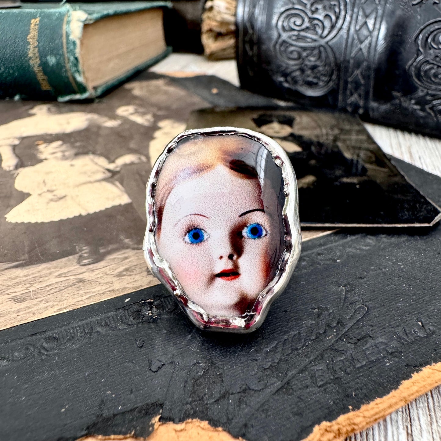 The Weirdlings - Fine Silver Ring Size 7 / One of a Kind
