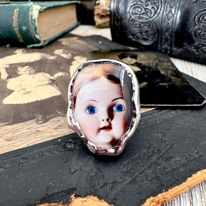 The Weirdlings - Fine Silver Ring Size 7 / One of a Kind