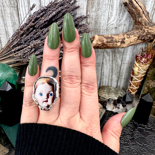 The Weirdlings - Fine Silver Ring Size 7 / One of a Kind
