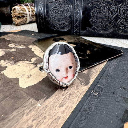 The Weirdlings - Fine Silver Ring Size 8.5 / One of a Kind