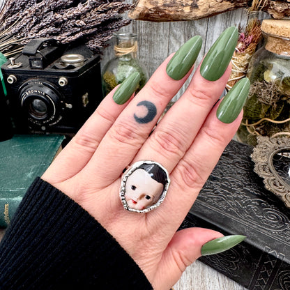 The Weirdlings - Fine Silver Ring Size 8.5 / One of a Kind