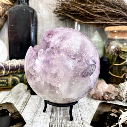 Large Purple Amethyst Crystal Ball / FoxlarkCrystals