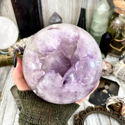 Large Purple Amethyst Crystal Ball / FoxlarkCrystals